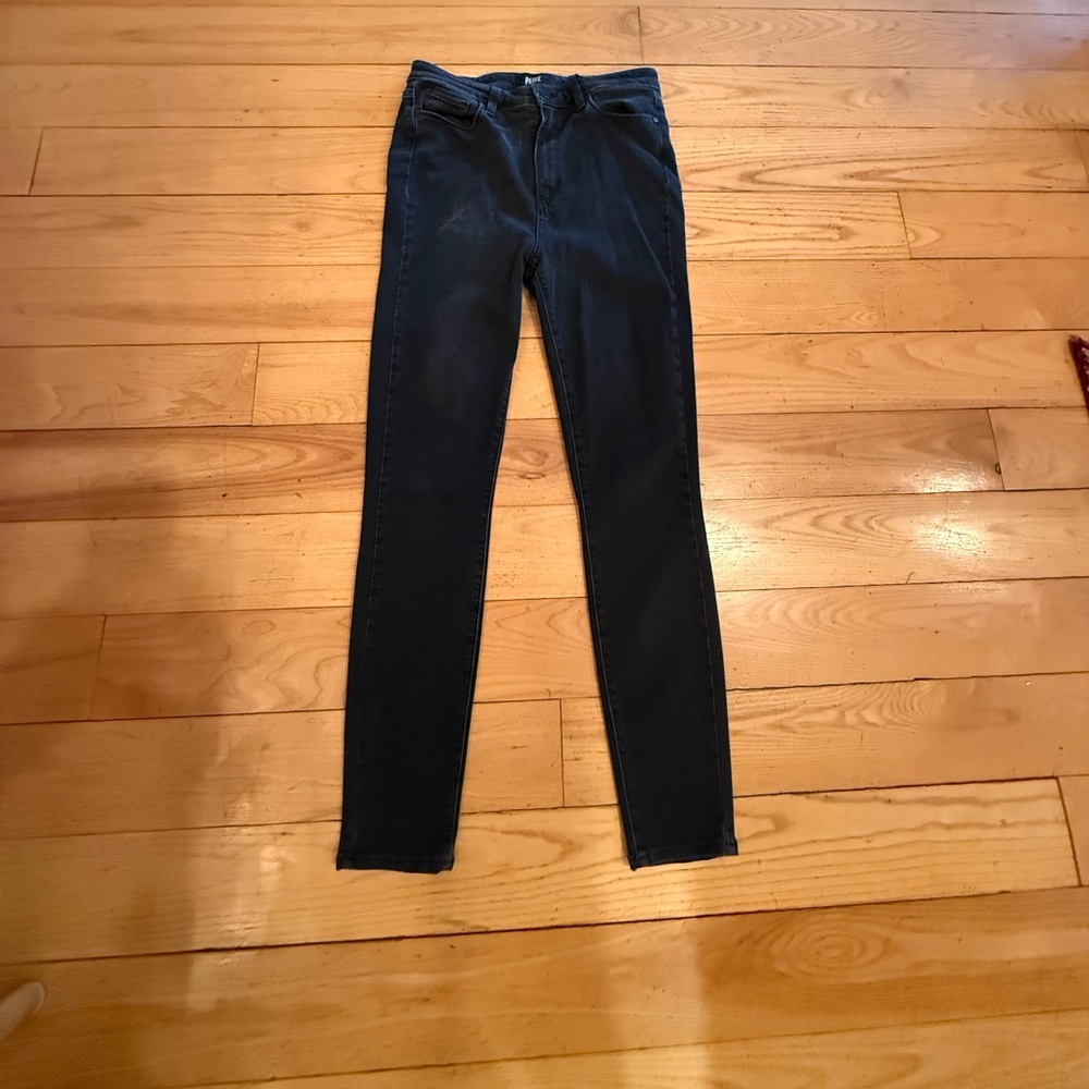 PAIGE Black Jeans Margot Ankle Size 31